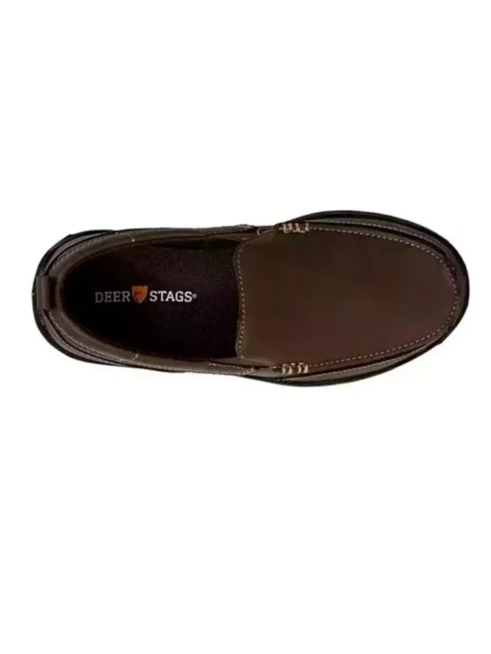 NEW Deer Stags Zesty Slip On Casual Uniform Loafer Dress Memory Foam Shoes NIB 6